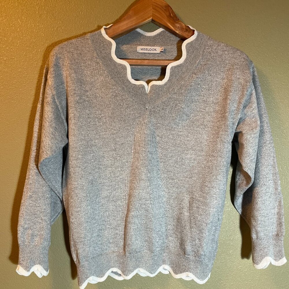 Knitted wool sweater